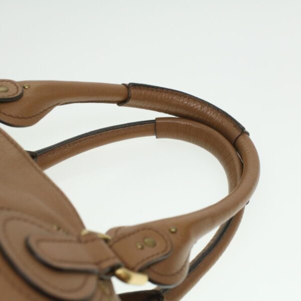 Chloe Paddington Hand Bag Leather Brown 03-08-51-5276 37277
