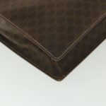 CELINE Macadam Canvas Hand Bag PVC Leather Brown  37308