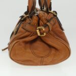 Chloe Paddington Hand Bag Leather Brown 37540