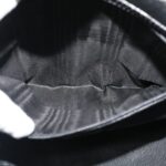 CELINE Macadam Canvas Hand Bag PVC Leather Black  37689