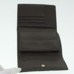 CELINE Macadam Canvas Wallet PVC Leather Brown  37771