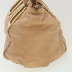Chloe Hand Bag Leather 2way Pink 03-11-50 37836