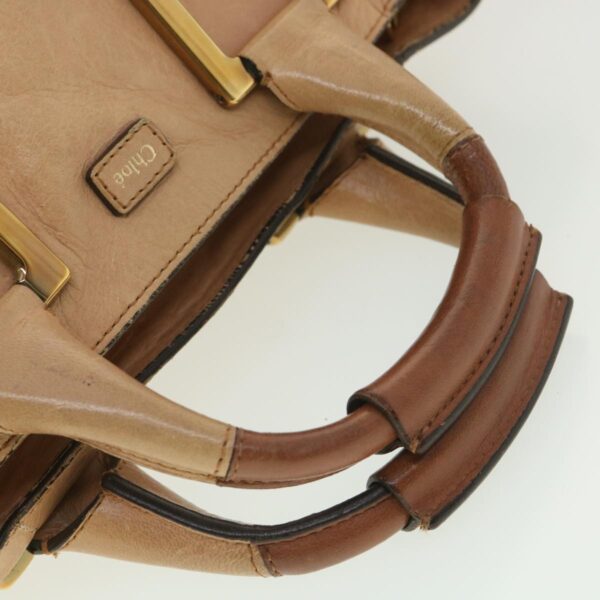 Chloe Hand Bag Leather 2way Pink 03-11-50 37836