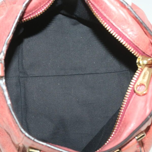Chloe Hand Bag Leather 2way Pink 03-11-50 37841