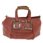 Chloe Hand Bag Leather 2way Pink 03-11-50 37841