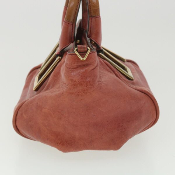 Chloe Hand Bag Leather 2way Pink 03-11-50 37841