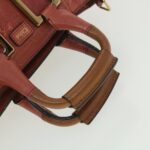 Chloe Hand Bag Leather 2way Pink 03-11-50 37841