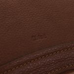 Chloe Paraty Hand Bag Leather 2way Brown 37965