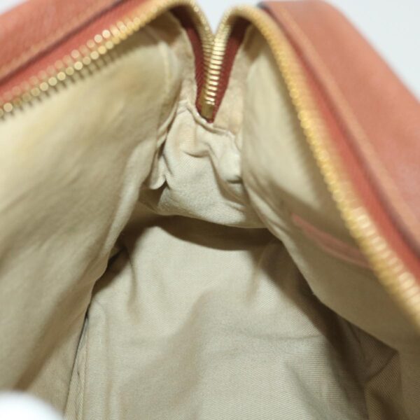 Chloe Paraty Hand Bag Leather 2way Brown 37965