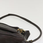 Chloe Paraty Hand Bag Leather 2way Gray 02-11-50 37966