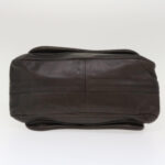 Chloe Paraty Hand Bag Leather 2way Gray 02-11-50 37966