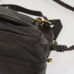 Chloe Paraty Hand Bag Leather 2way Gray 02-11-50 37966
