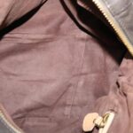 Chloe Paraty Hand Bag Leather 2way Gray 02-11-50 37966