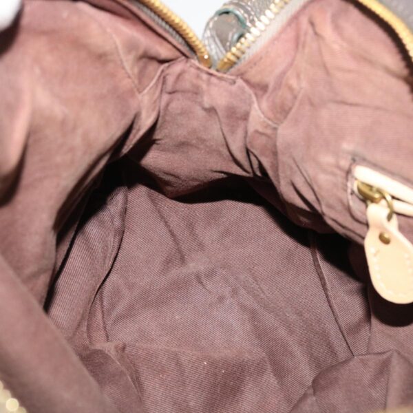 Chloe Paraty Hand Bag Leather 2way Gray 02-11-50 37966