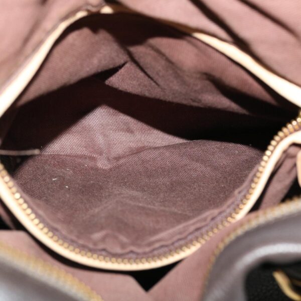 Chloe Paraty Hand Bag Leather 2way Gray 02-11-50 37966