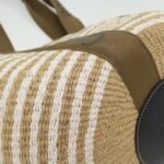 Chloe Straw BagBag Hand Bag straw White Beige 38059