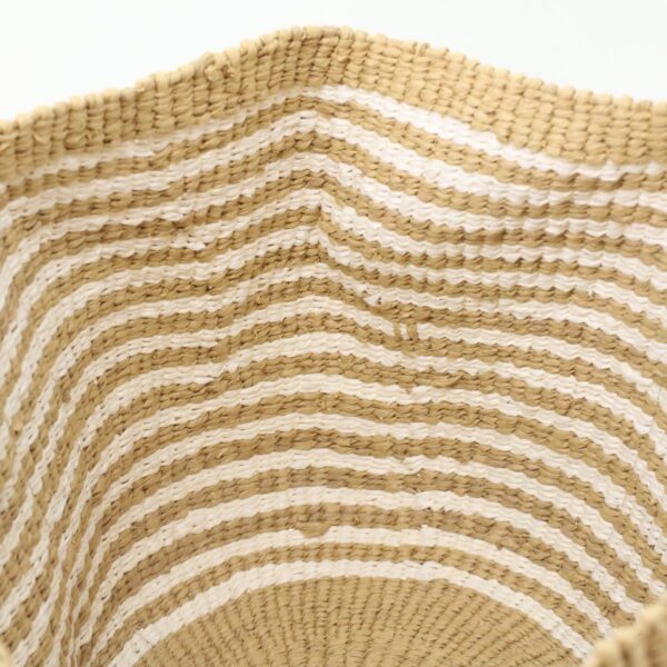Chloe Straw BagBag Hand Bag straw White Beige 38059