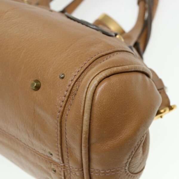 Chloe Paddington Hand Bag Leather Beige 010851 5276 38388