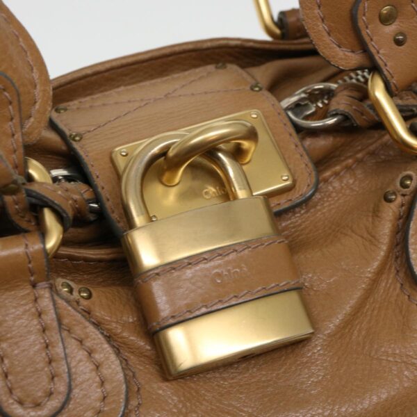 Chloe Paddington Hand Bag Leather Beige 010851 5276 38388