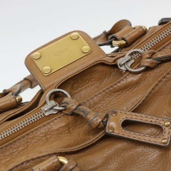 Chloe Paddington Hand Bag Leather Beige 010851 5276 38388