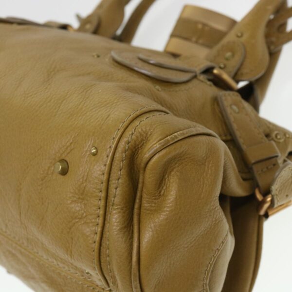 Chloe Paddington Hand Bag Leather Beige 03 06 51 5366 38736