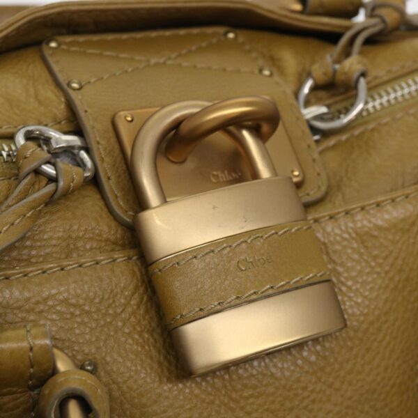Chloe Paddington Hand Bag Leather Beige 03 06 51 5366 38736