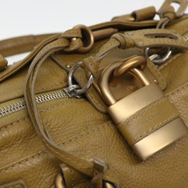 Chloe Paddington Hand Bag Leather Beige 03 06 51 5366 38736