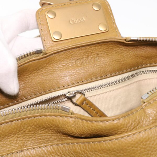 Chloe Paddington Hand Bag Leather Beige 03 06 51 5366 38736
