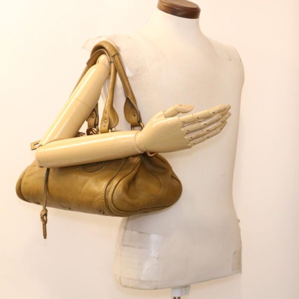 Chloe Paddington Hand Bag Leather Beige 03 06 51 5366 38736
