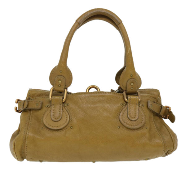 Chloe Paddington Hand Bag Leather Beige 03 06 51 5366 38736