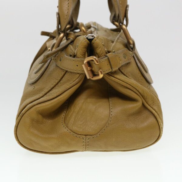 Chloe Paddington Hand Bag Leather Beige 03 06 51 5366 38736