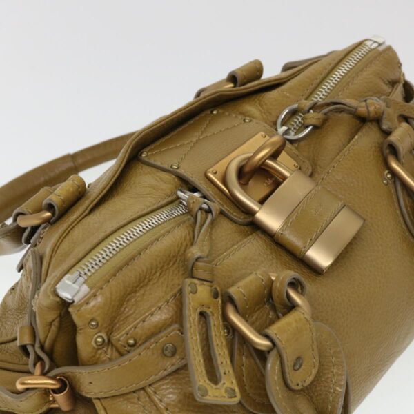 Chloe Paddington Hand Bag Leather Beige 03 06 51 5366 38736