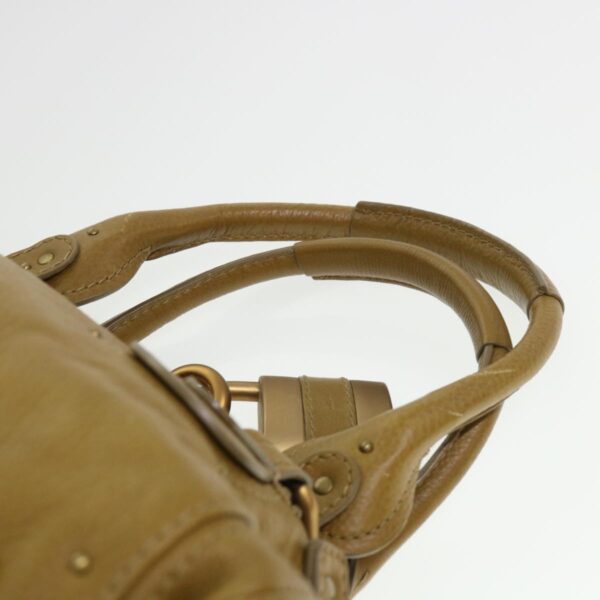 Chloe Paddington Hand Bag Leather Beige 03 06 51 5366 38736