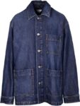 Bottega Veneta Washed Medium Denim Jacket Mid Blue