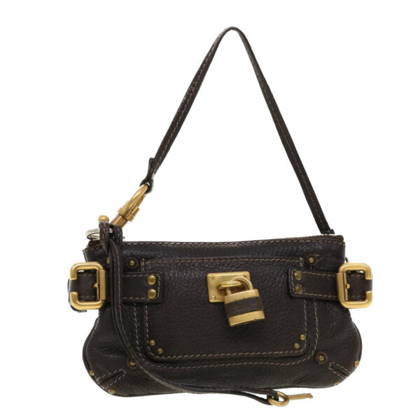 Chloe Paddington Pouch Leather Brown SA27-03-07-54 42580