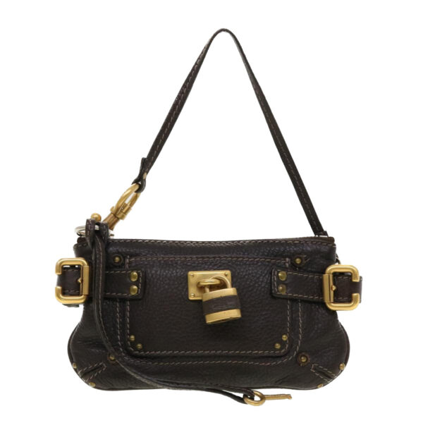 Chloe Paddington Pouch Leather Brown SA27-03-07-54 42580