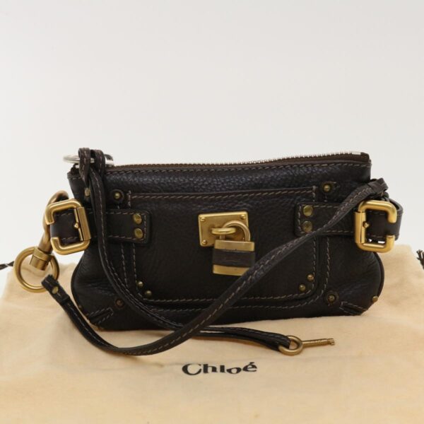 Chloe Paddington Pouch Leather Brown SA27-03-07-54 42580