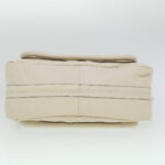 Chloe Paraty Hand Bag Leather 2way White 04-11-50 44037