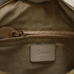 Chloe Paraty Hand Bag Leather 2way White 04-11-50 44037