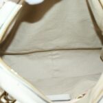 Chloe Paraty Hand Bag Leather 2way White 04-11-50 44037