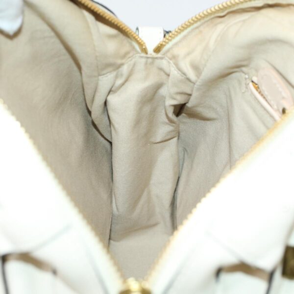Chloe Paraty Hand Bag Leather 2way White 04-11-50 44037