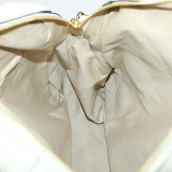 Chloe Paraty Hand Bag Leather 2way White 04-11-50 44037