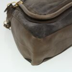 Chloe Paraty Hand Bag Leather Brown 44038