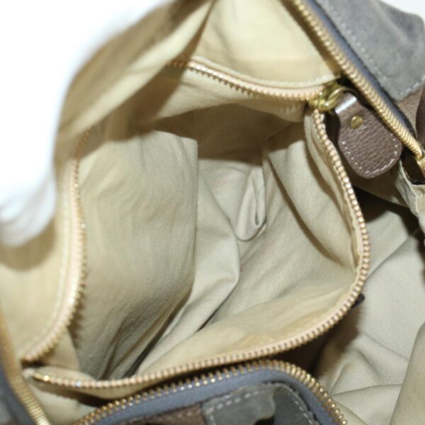 Chloe Paraty Hand Bag Leather Brown 44038