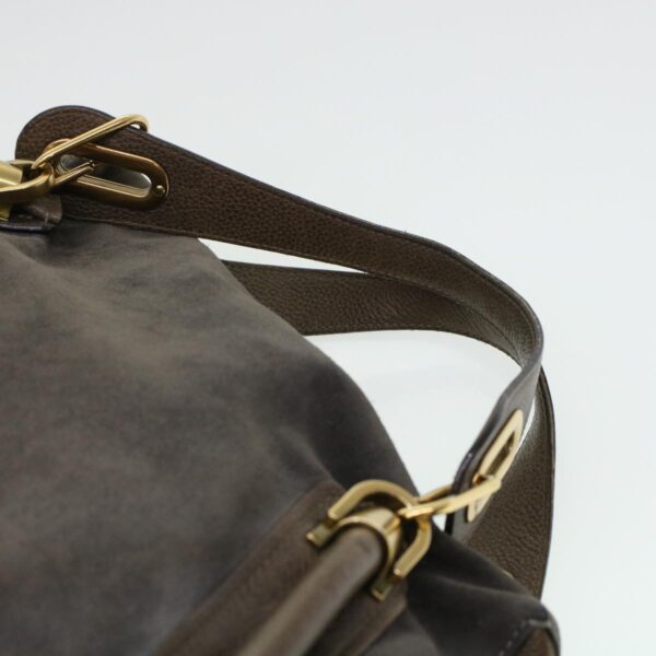 Chloe Paraty Hand Bag Leather Brown 44038