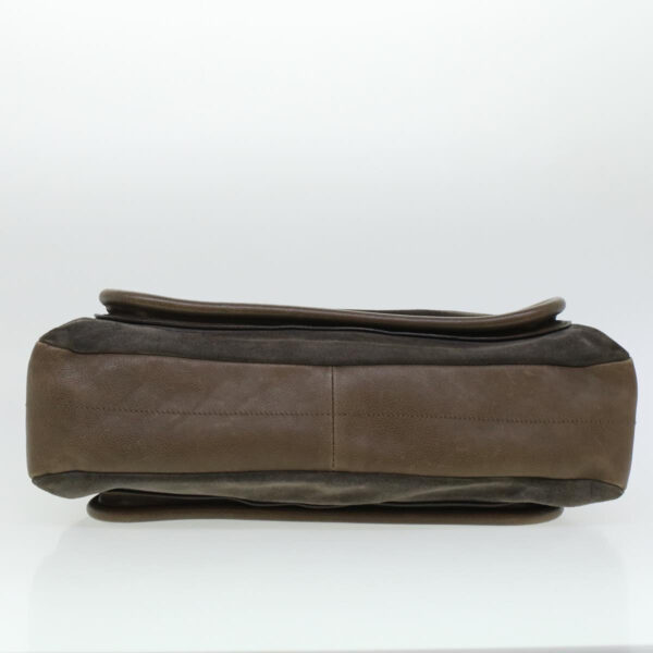 Chloe Paraty Hand Bag Leather Brown 44038