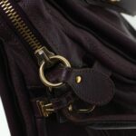 Chloe Paraty Hand Bag Leather Purple 02-12-50-65 44039