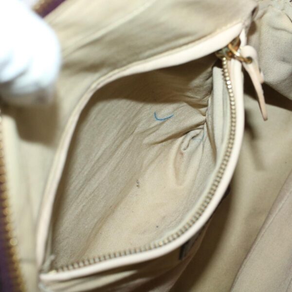 Chloe Paraty Hand Bag Leather Purple 02-12-50-65 44039