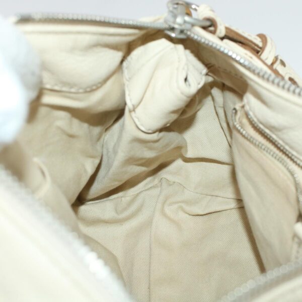 Chloe Paddington Hand Bag Leather Beige 44401