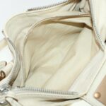 Chloe Paddington Hand Bag Leather Beige 44401